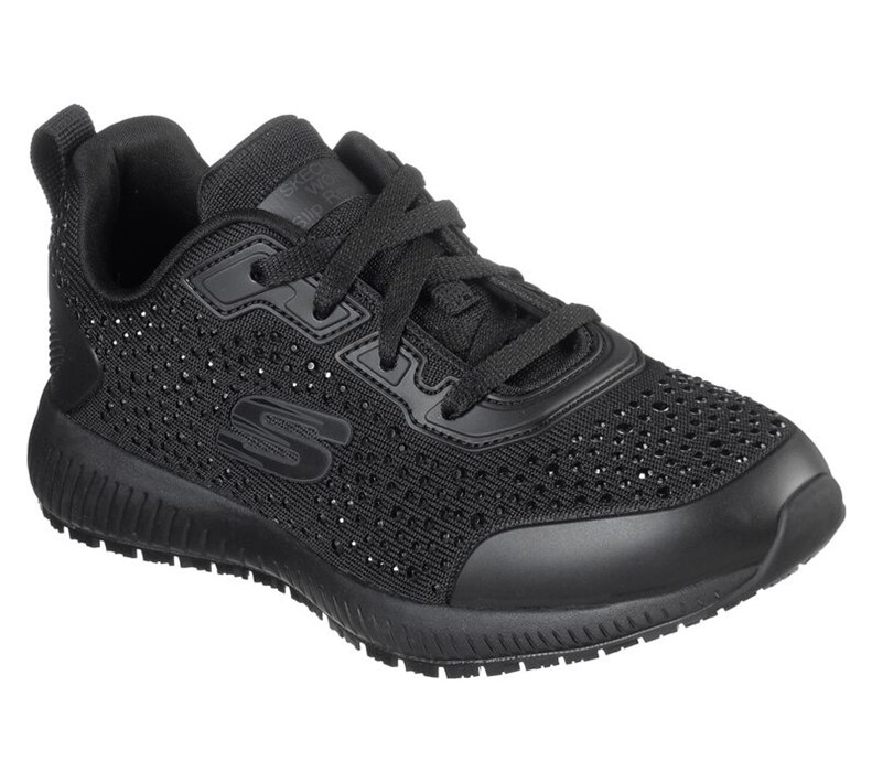 Skechers Relaxed Fit: Squad - Prout Sr - Womens Sneakers Black [AU-MB4481]